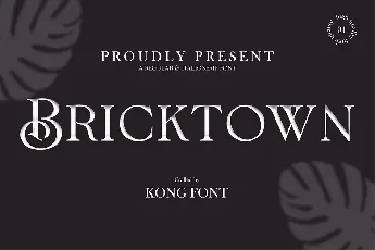 Bricktown font