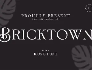 Bricktown font