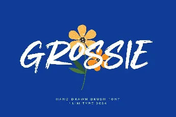 Grossie font