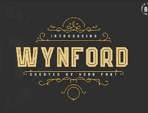 Wynford Display font