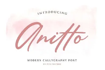 Anitto Calligraphy Free font