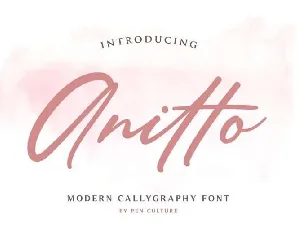 Anitto Calligraphy Free font