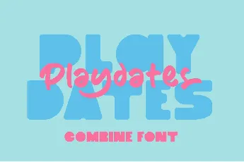 Playdates font