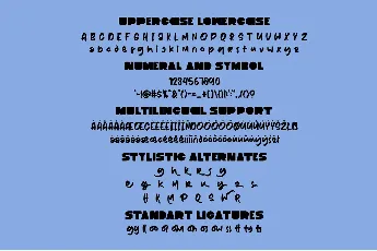 Playdates font