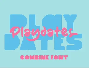 Playdates font