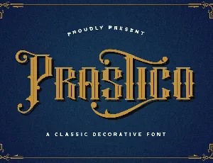 Prastico font