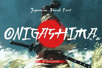 ONIGASHIMA Demo Version font