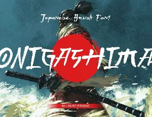 ONIGASHIMA Demo Version font