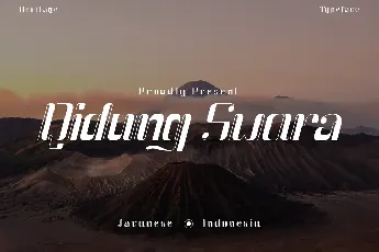 Qidung Swara Demo font