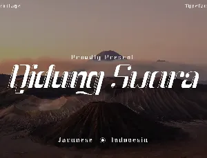 Qidung Swara Demo font