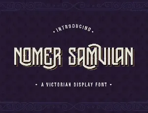 Nomer Samvilan font