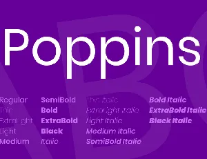 Poppins font