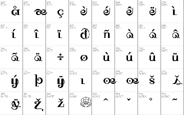 Owah Tagu Siam NF font