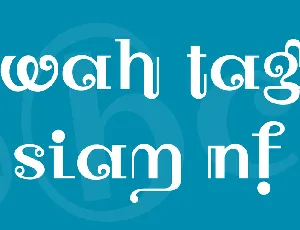 Owah Tagu Siam NF font