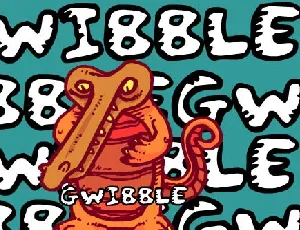 Gwibble font