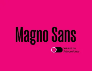 Magno Sans Family font