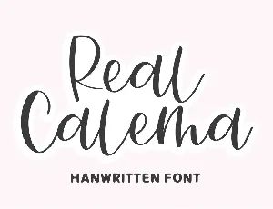 Real Calema font