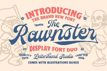 Rawnster font