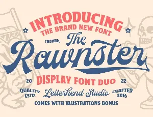 Rawnster font