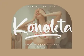 Konekta â€“ Modern Handwritten font