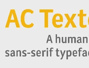 AC Texto Sans Serif font