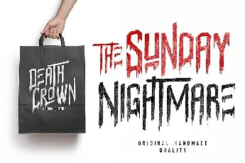 Sunday Nightmare Typeface font