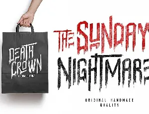 Sunday Nightmare Typeface font