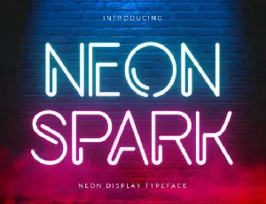 Neon Spark font