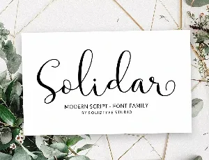 Solidar font