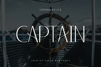 Captain font