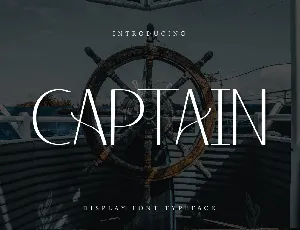 Captain font