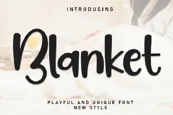 Blanket Display font