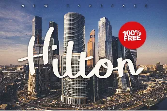 Hilton Typeface Free font