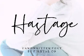 Hastage Handwritten font