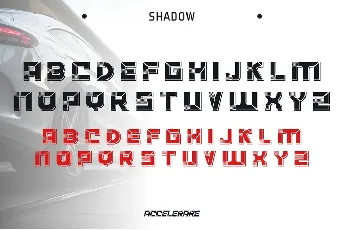 ACCELERARE Demo font