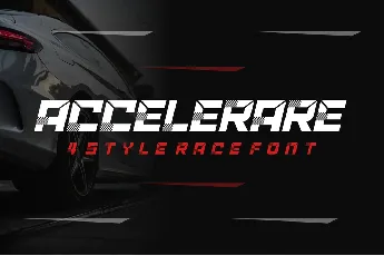 ACCELERARE Demo font