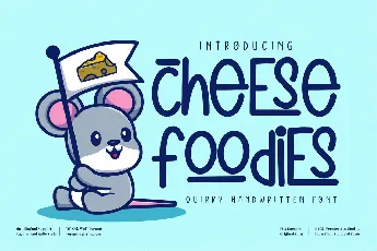 cheese foodies font