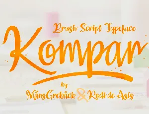 Kompar Thin PERSONAL USE ONLY font