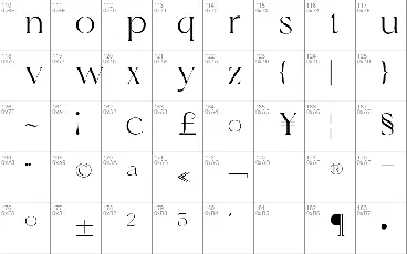 Legquinne font