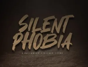 Silent Phobia font