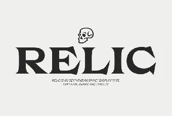 Relic font