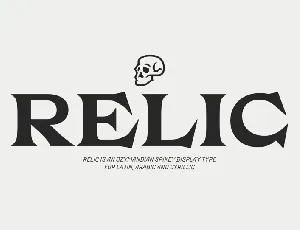 Relic font