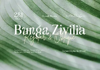 Bunga Zivilia font