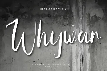 Whywar font