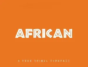 African font