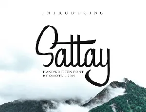 Sattay Script font
