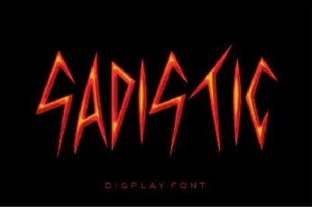 TF Sadistic font