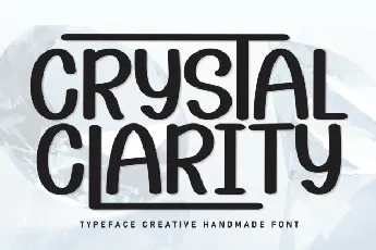 Crystal Clarity Display font