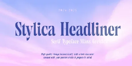 Stylica Headliner font