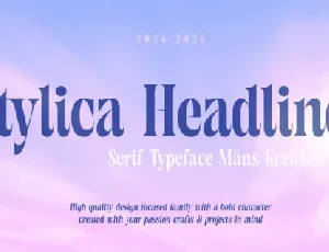 Stylica Headliner font